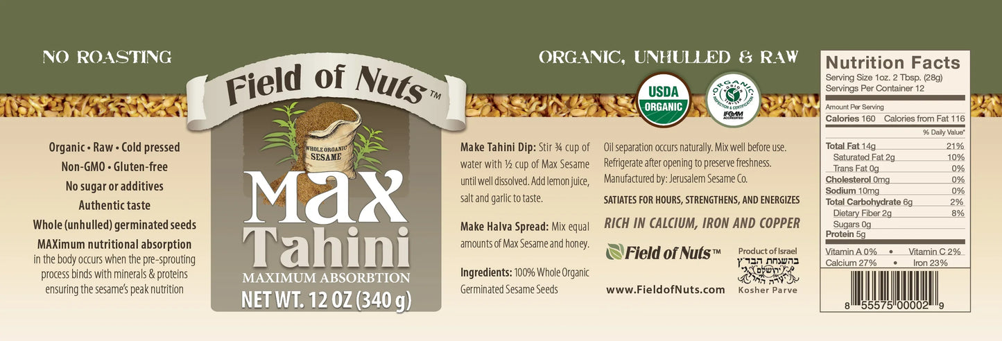 MAX Organic Tahini